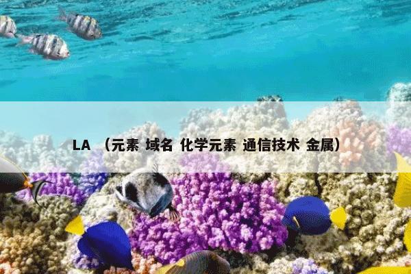 LA （元素 域名 化学元素 通信技术 金属）