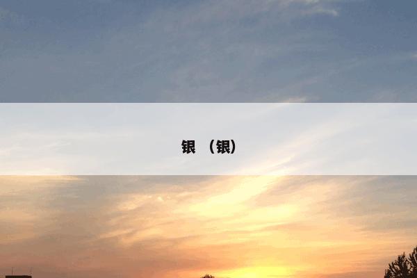 银 （银）