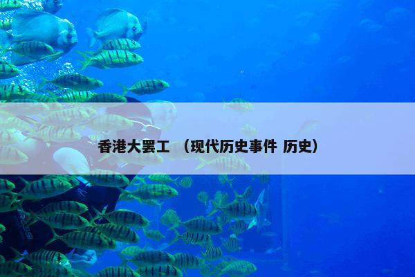 香港大罢工 （现代历史事件 历史）