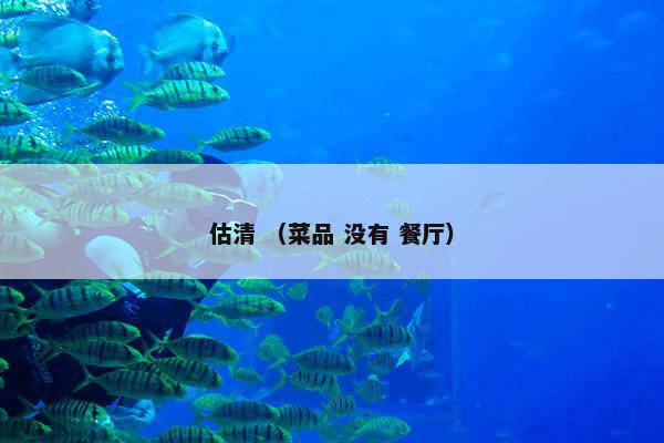 估清 （菜品 没有 餐厅）