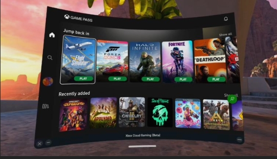 微软Xbox云游戏正式登陆Meta Quest VR头显